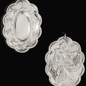 1980 Ten Lords A Leaping Sterling Christmas Ornament by Towle 10th Edition