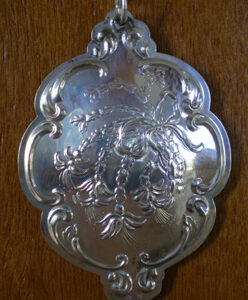 1990 Christmas Cactus Sterling Silver Ornament by Towle 1990 8th Edition