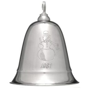 Frosty The Snowman Silver Plated Musical Bell by Kirk and Sons