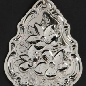 1983 Christmas Rose Sterling Silver Ornament by Towle 1st Edition