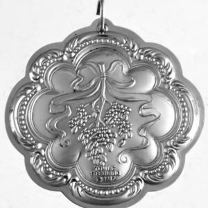 1987 Mistletoe Flower Sterling Silver Ornament by Towle 5th Edition