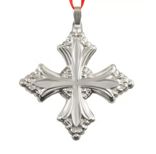 1991 Christmas Cross by Reed & Barton Sterling Silver Ornament 21st Edition
