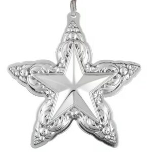 1999 Reed and Barton Francis 1st Star Sterling Christmas Ornament 2nd Edition