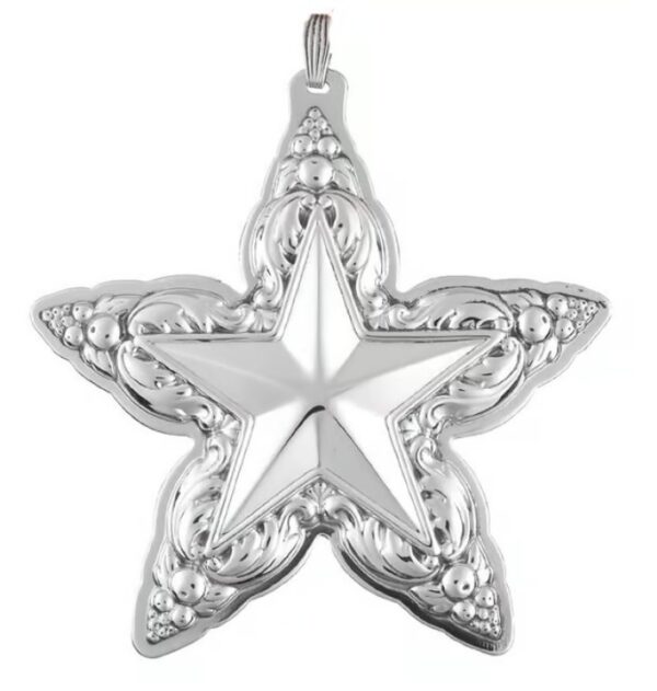 1999 Reed and Barton Francis 1st Star Sterling Christmas Ornament 2nd Edition