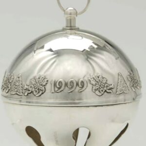 1999 Wallace Sterling Silver Sleigh Bell Christmas Ornament 5th Edition