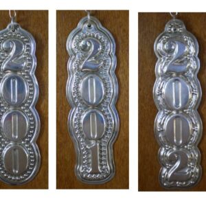 Yearly Drop Down Icicles Sterling Christmas Ornaments by Towle