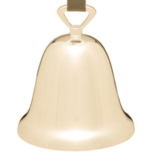 3-D Gold Plated Christmas Bell Ornament by Reed and Barton