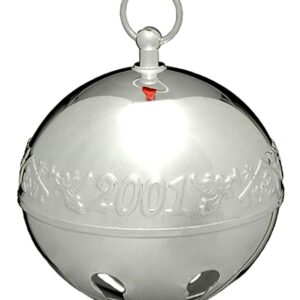 2001 Wallace Sterling Silver Sleigh Bell Christmas Ornament 7th Edition