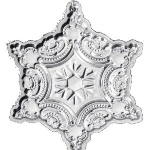 2001 Grande Baroque Snowflake Sterling Silver Christmas Ornament by Wallace 4th Edition