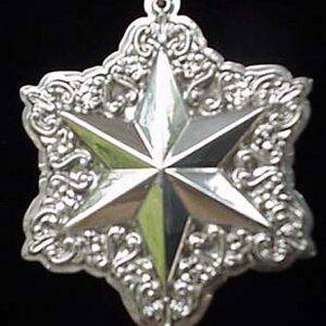 2001 Towle Old Master Christmas Star Sterling Silver Ornament 5th Edition