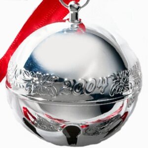 2004 Wallace Sterling Sleigh Bell Christmas Ornament 10th Edition