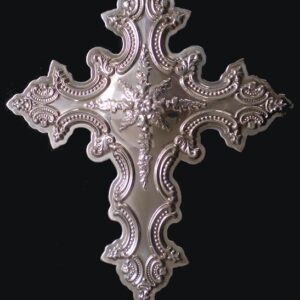 2005 Wallace Grande Baroque Cross Sterling Silver Christmas Ornament 10th Edition.