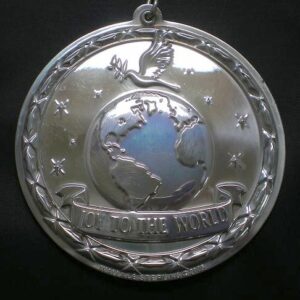 2005 Joy to the World Songs of Xmas Sterling Christmas Ornament by Wallace 6th Edition