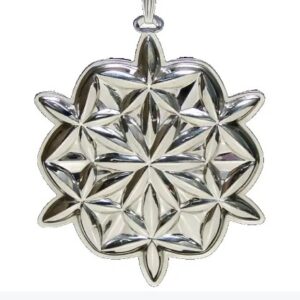 2006 Lismore Snowflake Sterling Christmas Ornament by Waterford 6th Edition