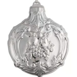 2007 Reed and Barton Francis 1st Holiday Ball Sterling Christmas Ornament 10th Edition