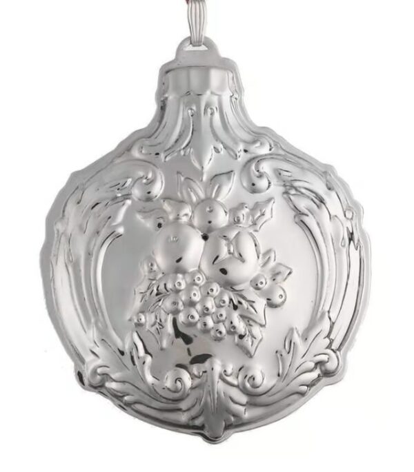 2007 Reed and Barton Francis 1st Holiday Ball Sterling Christmas Ornament 10th Edition