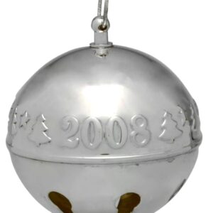 2008 Wallace Sterling Silver Sleigh Bell Christmas Ornament 14th Edition