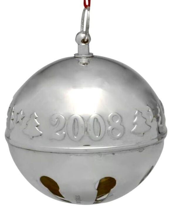 2008 Wallace Sterling Silver Sleigh Bell Christmas Ornament 14th Edition