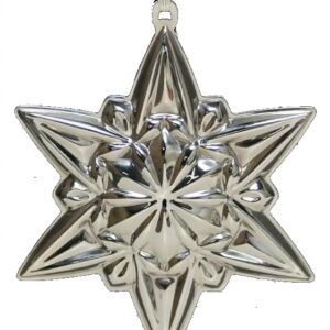 2008 Lismore Snowflake Sterling Christmas Ornament by Waterford 8th Edition