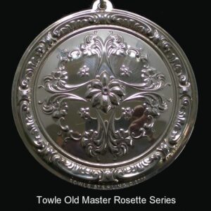 2008 Towle Old Master Rosette Flower Sterling Christmas 7th Edition