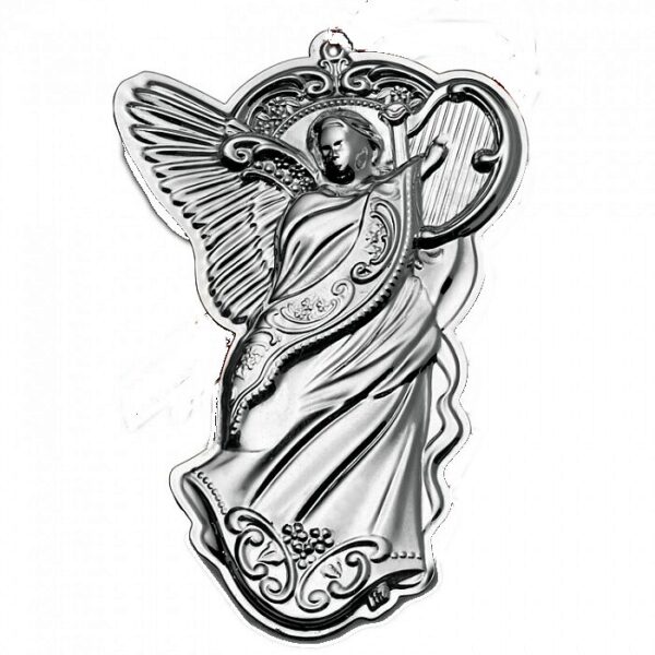 2013 Wallace Grande Baroque Angel Sterling Silver Christmas Ornament 13th Edition