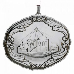 2013 Reed and Barton Song Little Town of Bethlehem Sterling Christmas Ornament 11th Edition