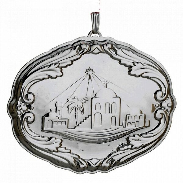 2013 Reed and Barton Song Little Town of Bethlehem Sterling Christmas Ornament 11th Edition
