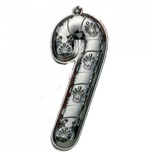 2013 Candy Cane Sterling Christmas Ornament Wallace Queens 6th Edition