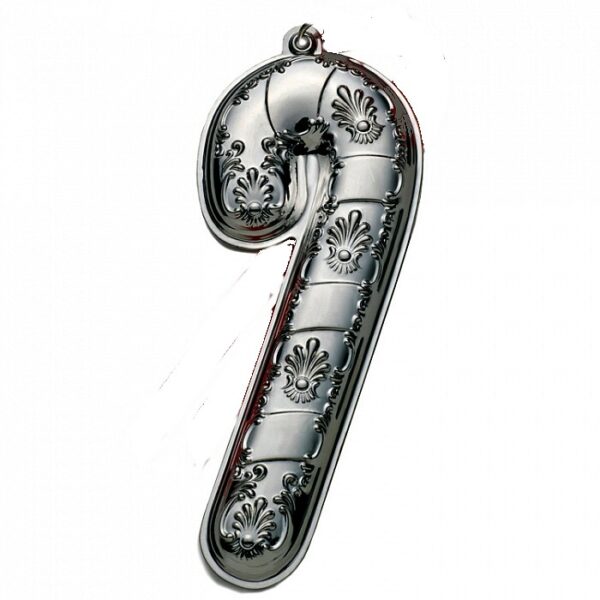 2013 Candy Cane Sterling Christmas Ornament Wallace Queens 6th Edition