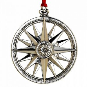 2013 Compass Rose Sterling Christmas Ornament made for Colonial Williamsburg 7th Edition