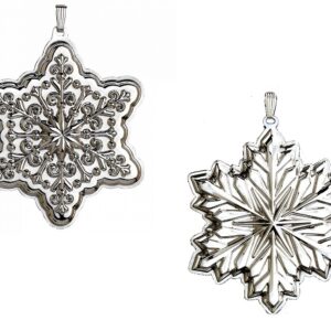 Reed and Barton Holiday Snowflakes Sterling Silver Christmas Ornament