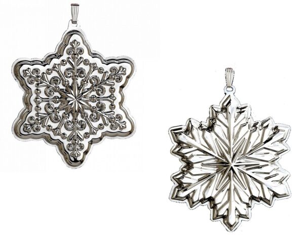 Reed and Barton Holiday Snowflakes Sterling Silver Christmas Ornament
