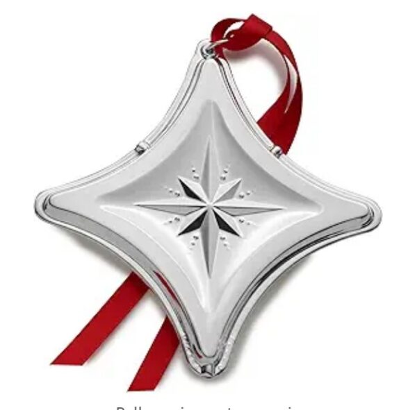 2024 Silver Plated Star by Misaka Christmas Ornament 3rd Edition.