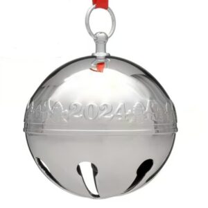 2024 Sterling Silver Sleigh Bell Christmas Ornament by Wallace 30th Edition