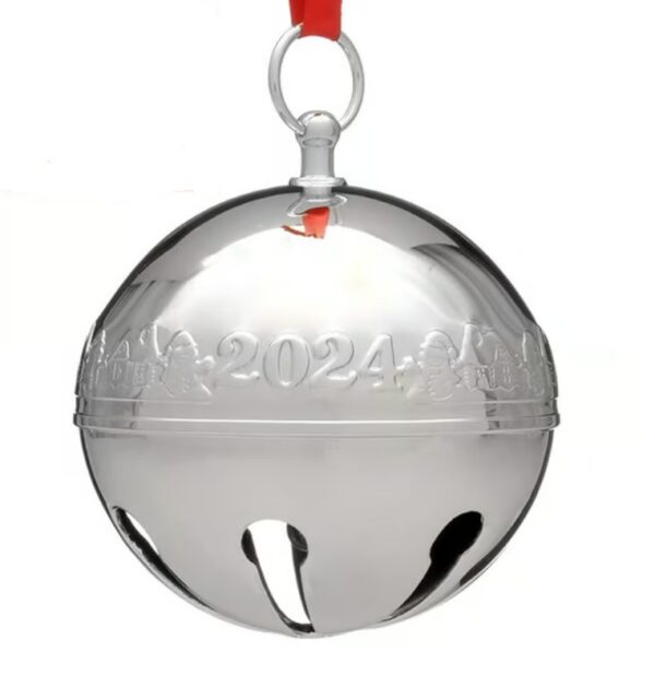2024 Sterling Silver Sleigh Bell Christmas Ornament by Wallace 30th Edition