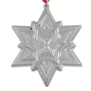 2024 Star Sterling Silver Christmas Ornament by Towle 28th Edition