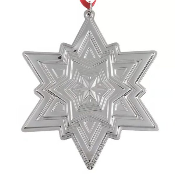 2024 Star Sterling Silver Christmas Ornament by Towle 28th Edition