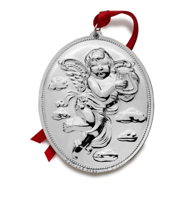 2024 Wallace Grande Baroque Angel Sterling Silver Christmas Ornament 24th Edition