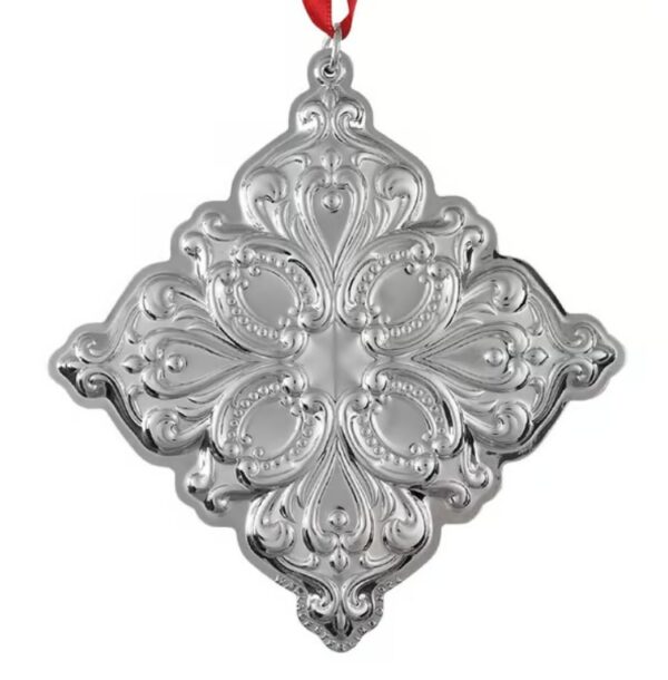 2024 Wallace Grande Baroque Snowflake Sterling Silver Christmas Ornament 27th Edition