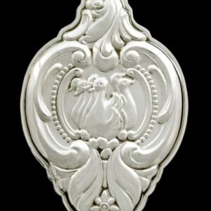 06 Six Geese A Laying Sterling Christmas Ornament by Wallace Grande Baroque 1993