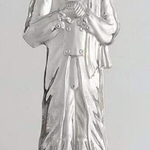 Ebeneezer Scrooge from A Christmas Carol Sterling Silver Ornament by Oneida