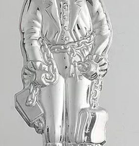 Marley's Ghost from A Christmas Carol Sterling Silver Ornament by Oneida