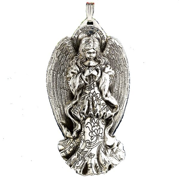 2014 Lillian Angel Sterling Christmas Ornament by Reed & Barton 12th Ed.