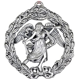 2012 Hark the Herald Angel Sterling Christmas Ornament made for Colonial Williamsburg 6th Edition