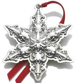 2006 Towle Old Master Snowflake Sterling Christmas Ornament 17th Edition