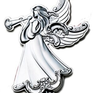 2012 Wallace Grande Baroque Angel Sterling Silver Christmas Ornament 12th Edition