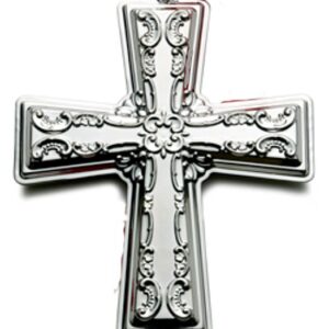2012 Wallace Grande Baroque Cross Sterling Silver Christmas Ornament 17th Edition.