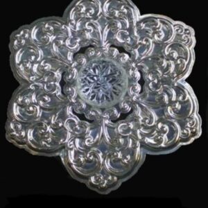 2005 Snowflake by Lenox Crystal and Sterling Christmas Ornament 2nd Edition