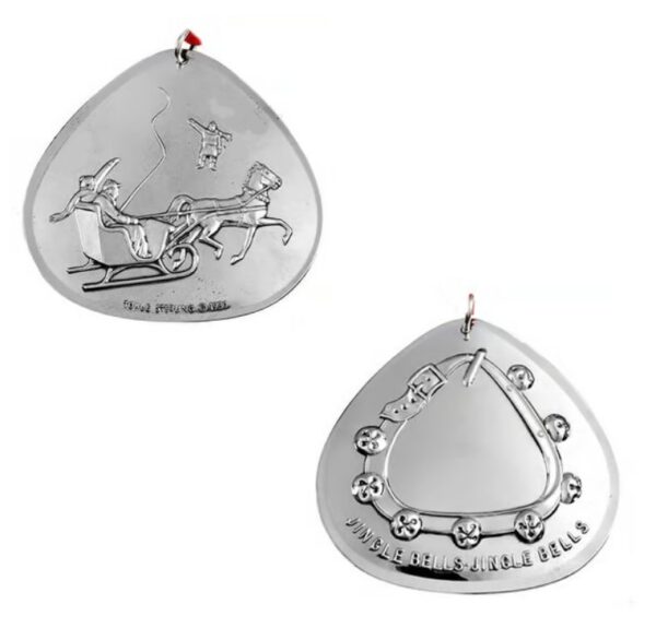 1980 Towle Songs Jingle Bells Sterling Christmas Ornament 3rd Edition
