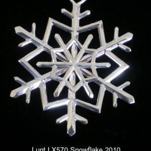 2010 Star Sterling Silver Christmas Ornament by Lunt 22nd Edition